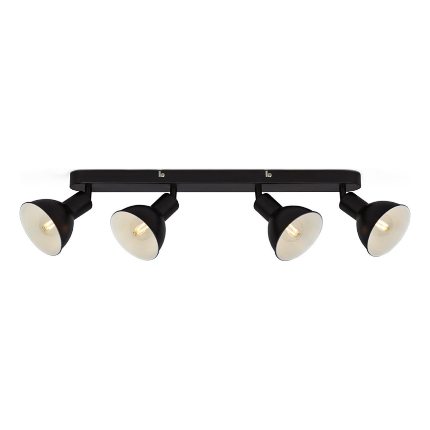 Brilo - Spot RETRO 4xE14/25W/230V zwart