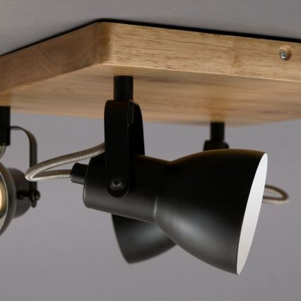 Brilo - Spot VINTAGE 4xGU10/35W/230V