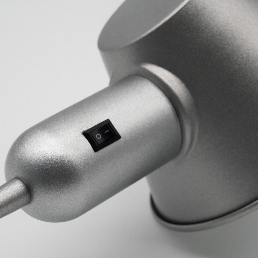 Brilo - Tafellamp 1xE27/10W/230V mat chroom