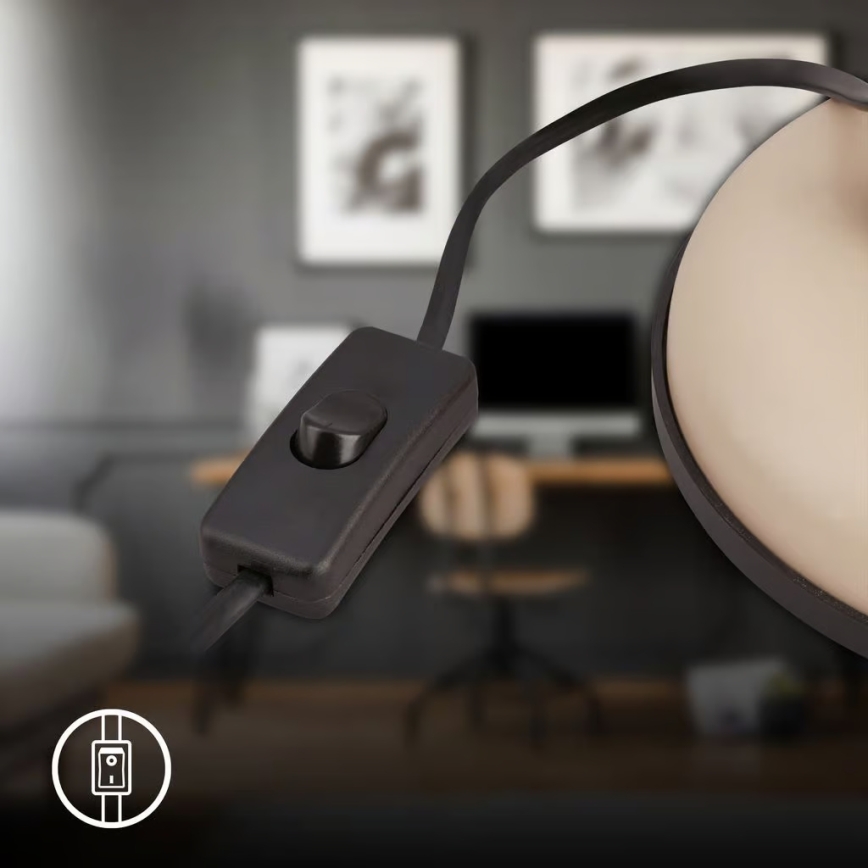 Brilo - Tafellamp PIXA 1xE14/25W/230V beige