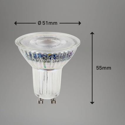 Briloner 0548-003 - LOT 10x Ampoule LED GU10/3,5W/230V 3000K