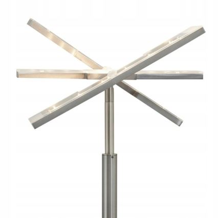 Briloner 1328-022 - Lampadaire dimmable LED/21W/230V + LED/3,5W chrome mat