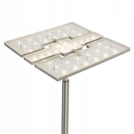 Briloner 1328-022 - Lampadaire dimmable LED/21W/230V + LED/3,5W chrome mat