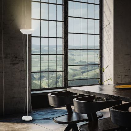 Briloner 1500016 - Dimbare LED-vloerlamp ESTATE LED/8W/5V 4000 mAh wit