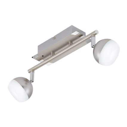 Briloner 2040-022 - LED RGB Spot dimbaar 2xLED/3,3W/230V + afstandsbediening