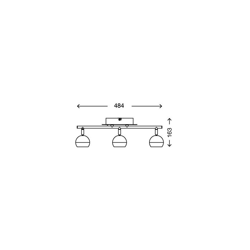 Briloner 2040-032 - Spot à intensité variable LED RGB 3xLED/3,3W/230V + télécommande