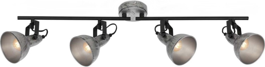 Briloner 2049-044 - Spot RETRO 4xE14/40W/230V grijs