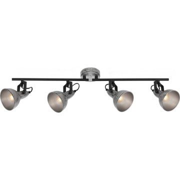 Briloner 2049-044 - Spot RETRO 4xE14/40W/230V gris