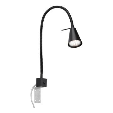Briloner 2080-015 - Lampe murale LED COMFORT LIGHT 1xGU10/5W/230V noir