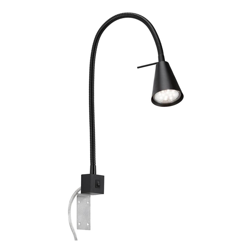 Briloner 2080-015 - Lampe murale LED COMFORT LIGHT 1xGU10/5W/230V noir