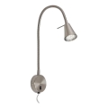 Briloner 2082-012 - LED flexibele wandlamp COMFORT LIGHT 1xGU10/5W/230V mat chroom