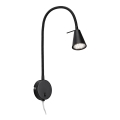 Briloner 2082-015 - Lampe murale LED flexible COMFORT LIGHT 1xGU10/5W/230V noire