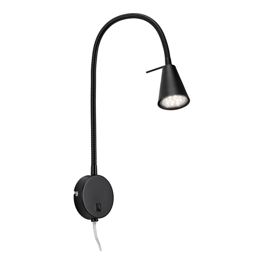 Briloner 2082-015 - LED Wandlamp COMFORT LIGHT 1xGU10/5W/230V zwart