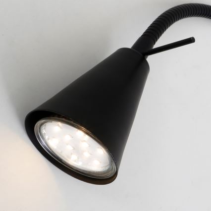 Briloner 2082-015 - LED Wandlamp COMFORT LIGHT 1xGU10/5W/230V zwart