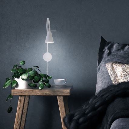 Briloner 2082-016 - Lampe murale LED flexible COMFORT LIGHT 1xGU10/5W/230V blanche