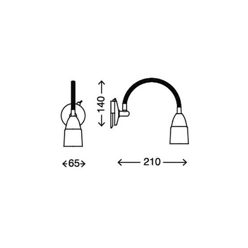 Briloner 2097-018 - LED Spiegelverlichting SPLASH 1xG9/2,5W/230V