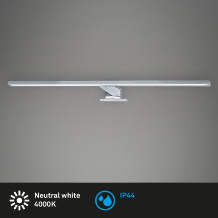 Briloner 2104-118 - Éclairage de miroir pour salle de bains LED/8W/230V, 60 cm, chrome mat
