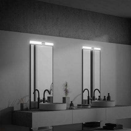 Briloner 2113-118 - Éclairage de miroir salle de bain LED/12W/230V IP44 47 cm chrome brillant