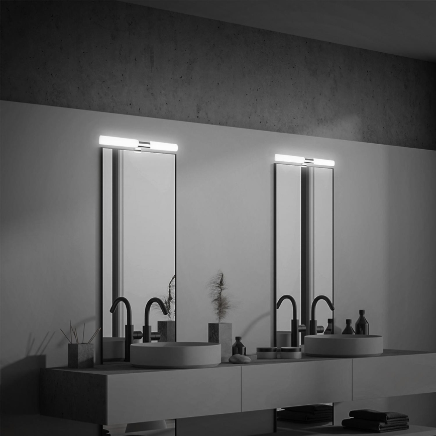 Briloner 2113-118 - Éclairage de miroir salle de bain LED/12W/230V IP44 47 cm chrome brillant