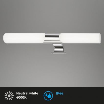 Briloner 2113-118 - Éclairage de miroir salle de bain LED/12W/230V IP44 47 cm chrome brillant