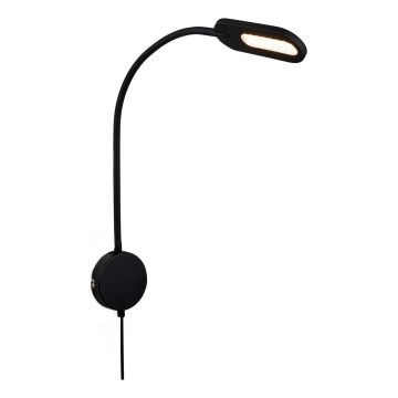 Briloner 2177015 - LED Dimbaar flexible wall lamp LED/6W/230V zwart