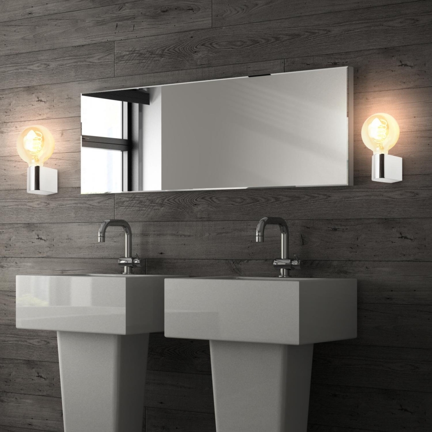 Briloner 2182-018 - Wandlamp voor de badkamer DONGA 1xE27/10W/230V IP44 glanzend chroom