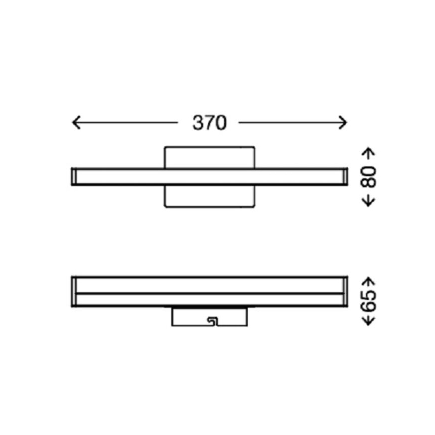 Briloner 2206-018 - LED Badkamer spiegelverlichting SPLASH LED/6W/230V IP23