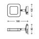 Briloner 2296-018 - LED Wandlamp SPLASH 1xLED/4,5W/230V