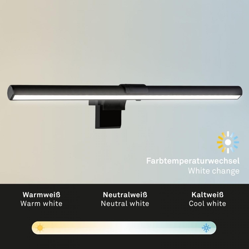 Briloner 2303-015 - Éclairage d'écran à intensité variable LED/3,5W/230V 2700/4000/6500K
