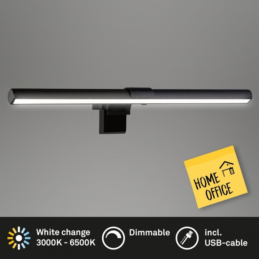 Briloner 2303-015 - Éclairage d'écran à intensité variable LED/3,5W/230V 2700/4000/6500K