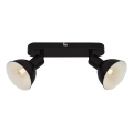 Briloner 2674-025 - Spot RETRO 2xE14/25W/230V noir