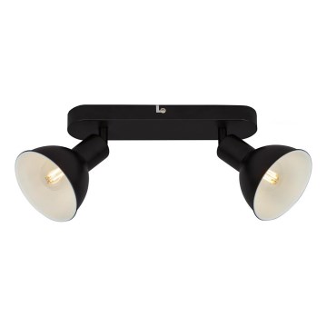 Briloner 2674-025 - Spot RETRO 2xE14/25W/230V noir