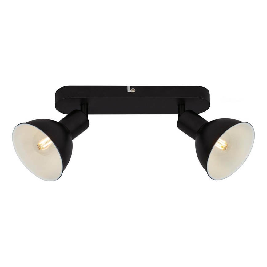 Briloner 2674-025 - Spot RETRO 2xE14/25W/230V noir