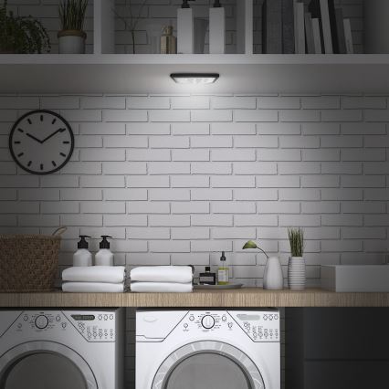 Briloner 2689-035 - LED Veilleuse tactile LERO LED/0,18W/3xAAA noir