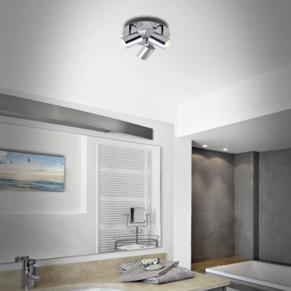 Briloner 2731-038 - Spot CUP 3xGU10/5W/230V chrome brillant