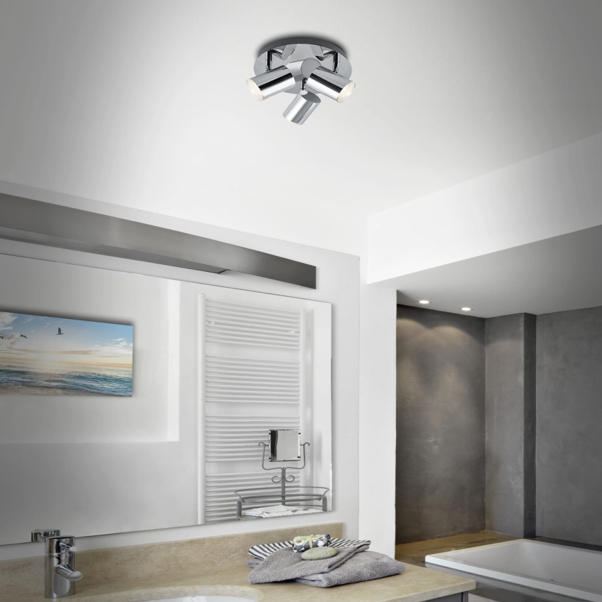 Briloner 2731-038 - Spot CUP 3xGU10/5W/230V chrome brillant