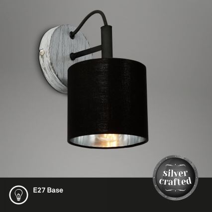 Briloner 2737-014 - Wandlamp SILVER CRAFTED 1xE14/25W/230V