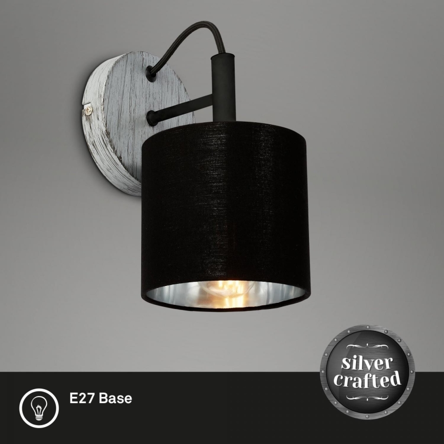 Briloner 2737-014 - Wandlamp SILVER CRAFTED 1xE14/25W/230V