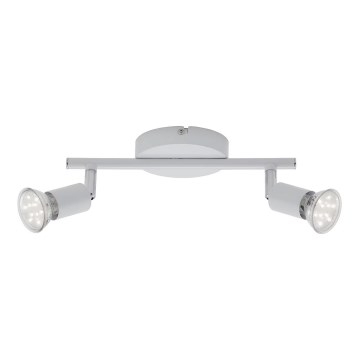 Briloner 2767-026 - LED spot 2xGU10/6W/230V wit