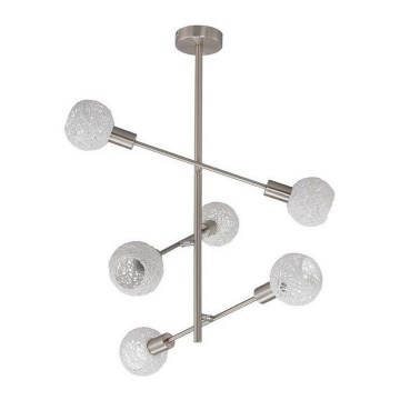 Briloner 2815-066 - Hanglamp met vaste pendel 6xE14/5,5W/230V