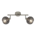 Briloner 2852- 026 - Spot RETRO 2xE14/5,5W/230V hévéa