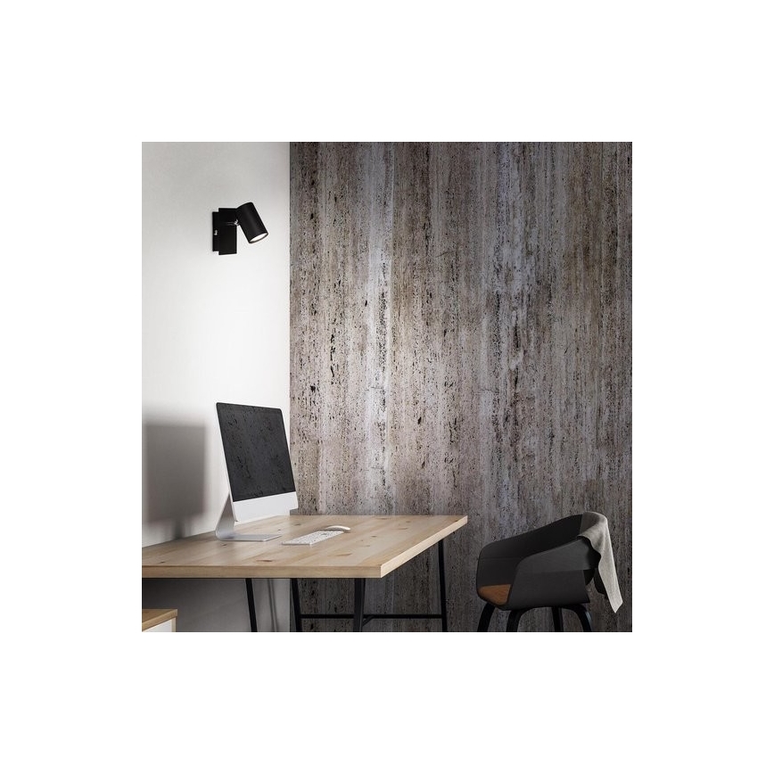 Briloner 2857-015 - Applique murale SPOT 1xGU10/40W/230V noir