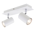 Briloner 2857-026 - Spot SPOT 2xGU10/40W/230V blanc