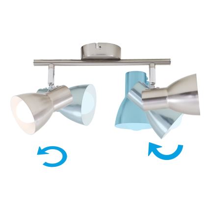 Briloner 2860-022 - Spot 2xE14/25W/230V