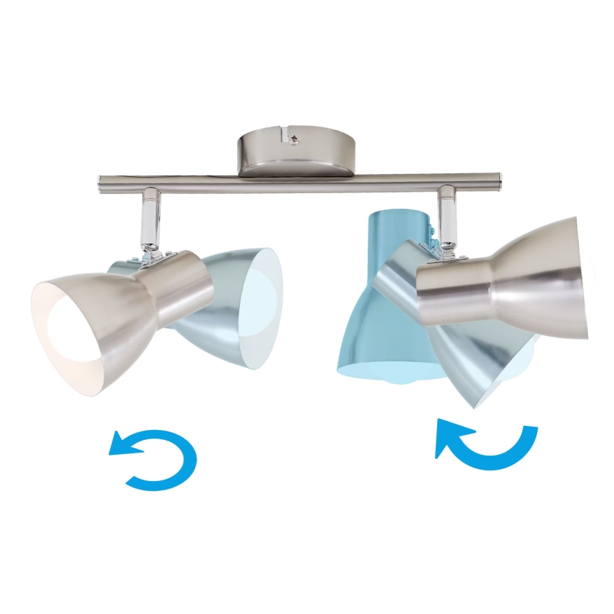 Briloner 2860-022 - Spot 2xE14/25W/230V