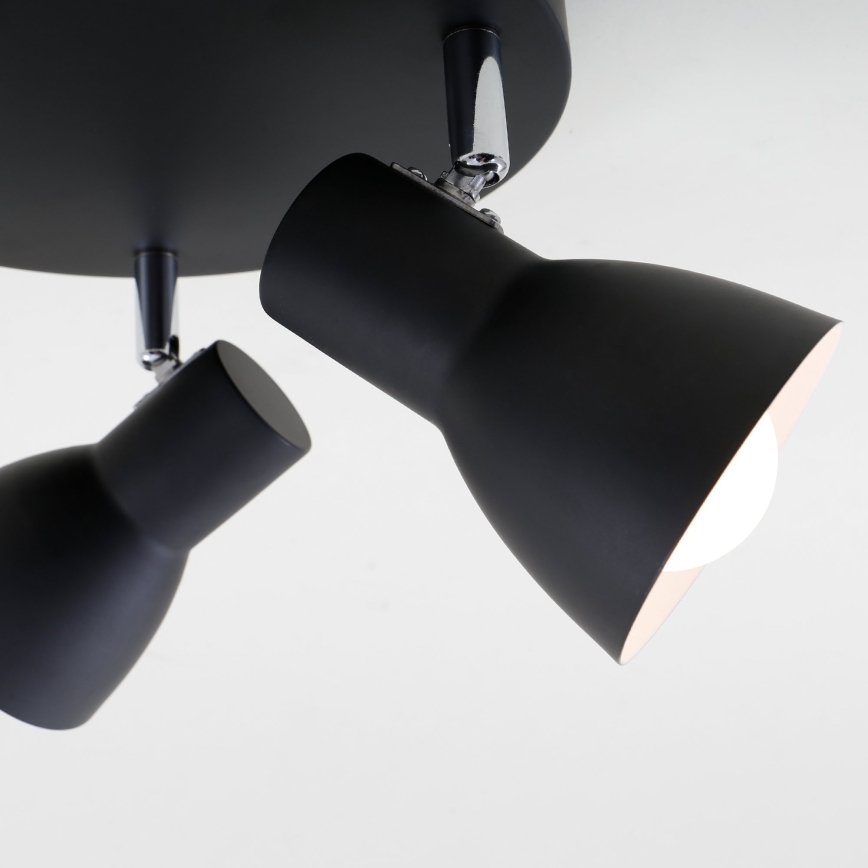 Briloner 2860-035 - Spot d'éclairage CUP 3xE14/25W/230V noir