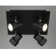 Briloner 2861-045 - LED Spot SPOT 4xGU10/5W/230V zwart