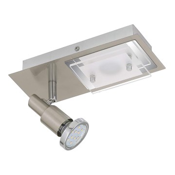 Briloner 2879-022 - LED Plafondlamp COMBINATA 1xGU10/3W + LED/5W/230V