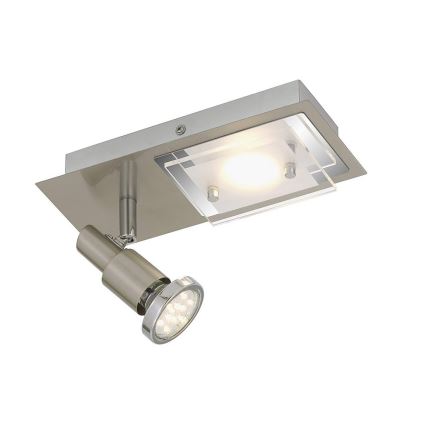 Briloner 2879-022 - LED Plafondlamp COMBINATA 1xGU10/3W + LED/5W/230V