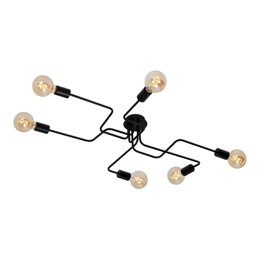 Briloner 2887-065 - Bevestigde hanglamp FARETTO 6xE27/60W/230V